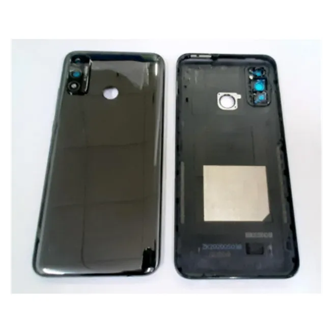 Tapa trasera o tapa bateria negra para Huawei P Smart 2020 mas cristal camara