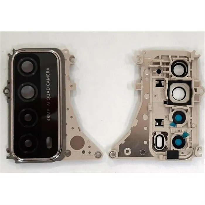 Cubierta camara dorada para Huawei P Smart 2021 calidad premium