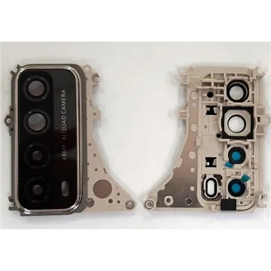 Cubierta camara dorada para Huawei P Smart 2021 calidad premium