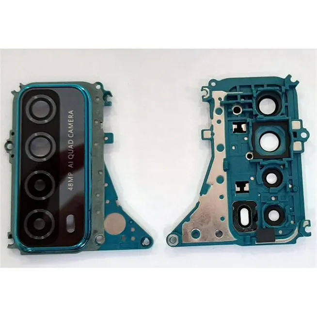 Cubierta camara azul para Huawei P Smart 2021 calidad premium