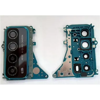 Cubierta camara azul para Huawei P Smart 2021 calidad premium