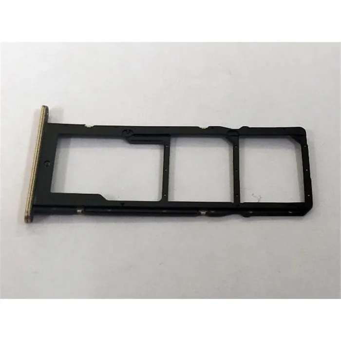 Soporte o bandeja dual sim dorada para Huawei P Smart 2021 Honor 10X Lite Y7A calidad premium