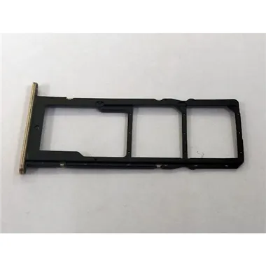 Soporte o bandeja dual sim dorada para Huawei P Smart 2021 Honor 10X Lite Y7A calidad premium