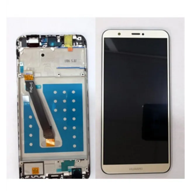 Pantalla LCD Premium para Huawei P Smart FIG-LX1 FIG-LA1 FIG-LX2 FIG-LX3 mas tactil dorado mas marco negro