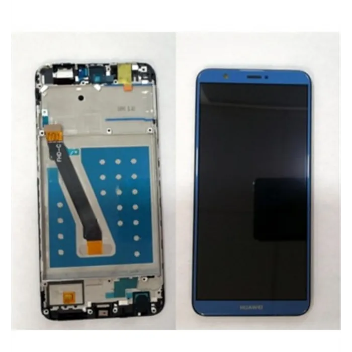 Pantalla LCD Premium para Huawei P Smart FIG-LX1 FIG-LA1 FIG-LX2 FIG-LX3 mas tactil azul mas marco negro