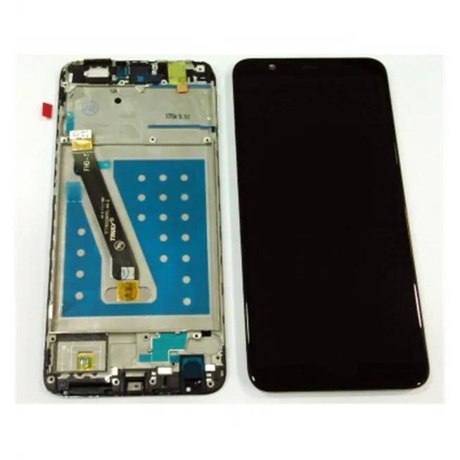 Huawei P Smart FIG-LX1 FIG-LA1 FIG-LX2 FIG-LX3 Enjoy 7s pantalla lcd + tactil negro + marco calidad Premium