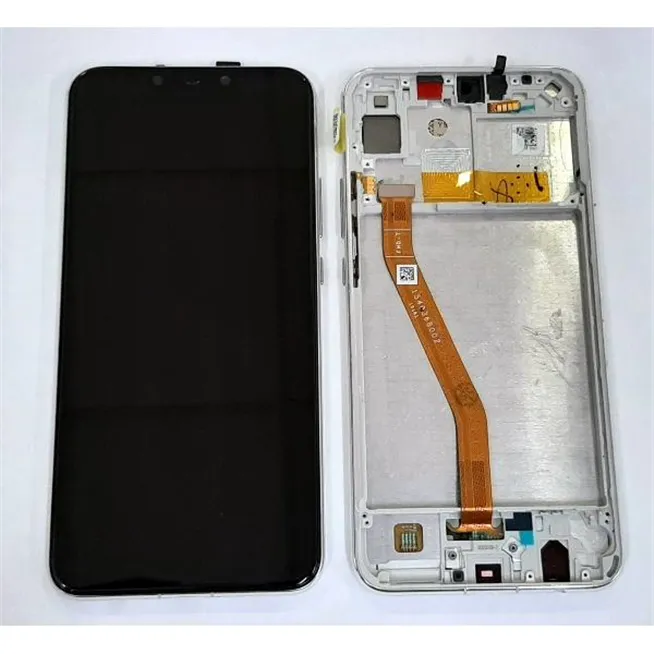 Pantalla LCD para Huawei P Smart Plus Nova 3i INE-LX1 mas tactil negro mas marco plata calidad premium
