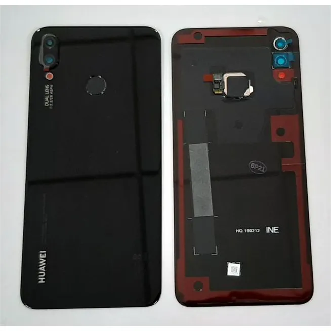 Tapa trasera o tapa bateria negra para Huawei P Smart Plus Nova 3i INE-LX1 02352CAH Service Pack