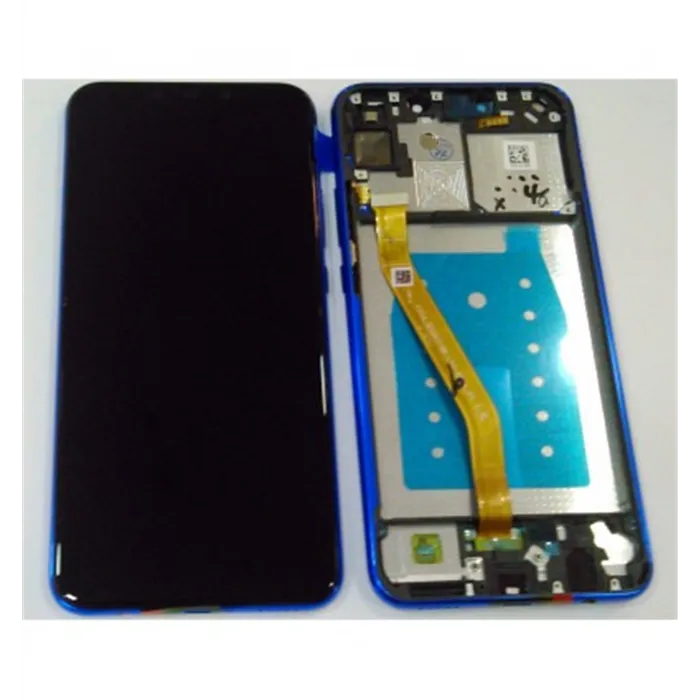 Huawei P Smart Plus Nova 3i pantalla lcd + tactil negro + marco azul premium
