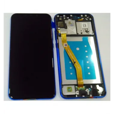 Huawei P Smart Plus Nova 3i pantalla lcd + tactil negro + marco azul premium