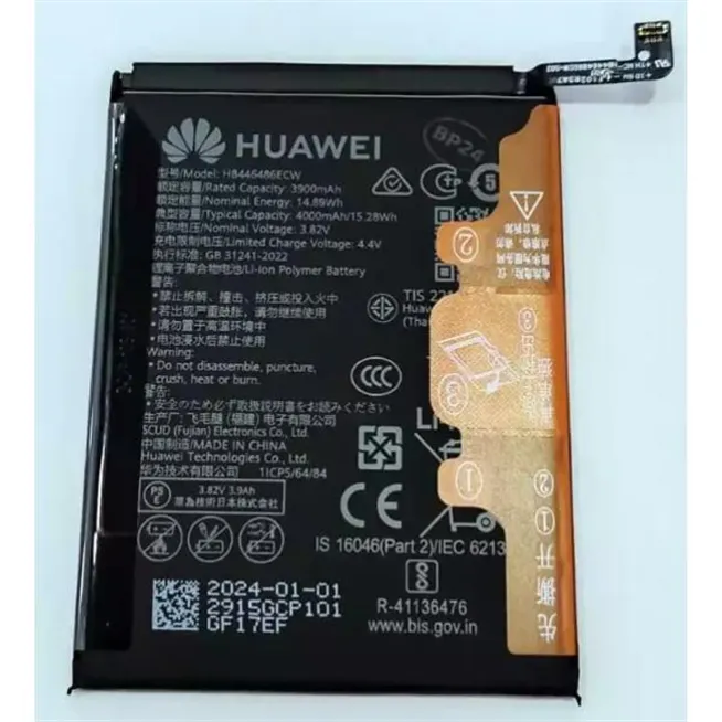 Bateria HB446486ECW 3900mAh para Huawei P Smart Pro 2019 24022915 Service Pack