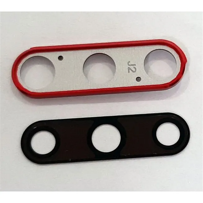 Cubierta camara roja para Huawei P Smart Pro 2019 calidad premium