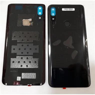 Tapa trasera o tapa batería negro para Huawei P Smart Z 02352RRK + sensor de huella Service Pack Premium