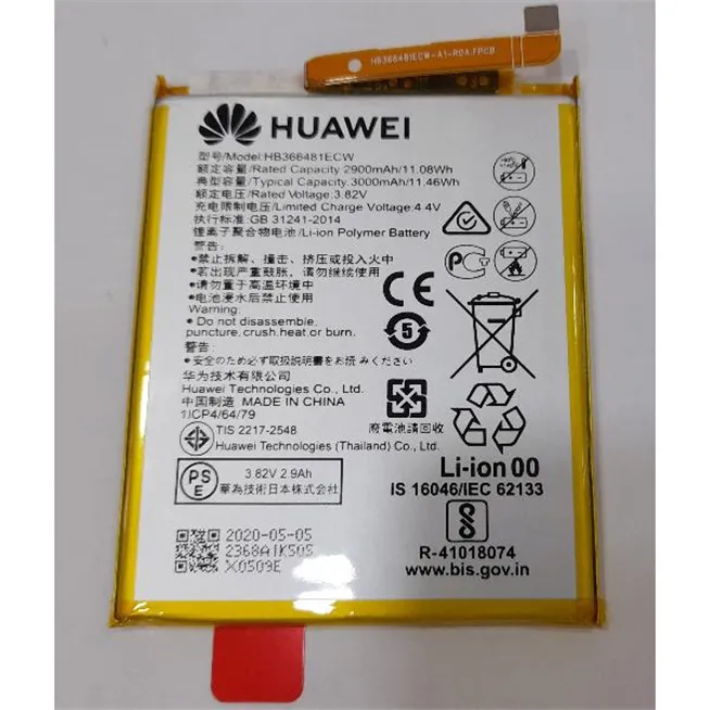 Batería Original HB366481ECW Huawei Ascend P10 Lite p20 Lite P9 P9 lite P8 Lite 2017 Service Pack Premium