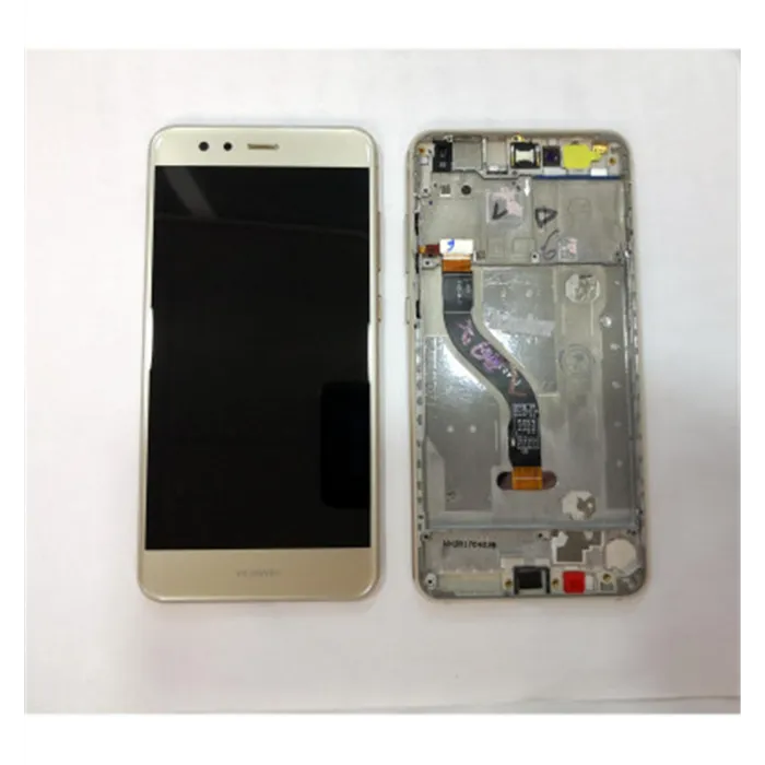 Pantalla LCD para Huawei P10 Lite WAS-L03T WAS-LX1 WAS-LX1A mas tactil dorado mas marco dorado