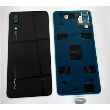 Tapa trasera o tapa bateria negra para Huawei P20 02351WKS eml-l09 eml-l22 eml-l29 mas cubierta camara Service Pack