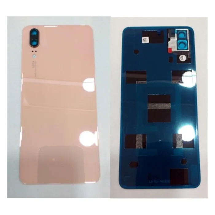 Huawei P20 tapa trasera o tapa bateria rosa + cubierta camara eml-l09 eml-l22 eml-l29
