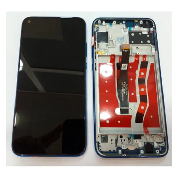 Pantalla lcd + tactil negro + marco azul Huawei P20 Lite 2019 Nova 5i