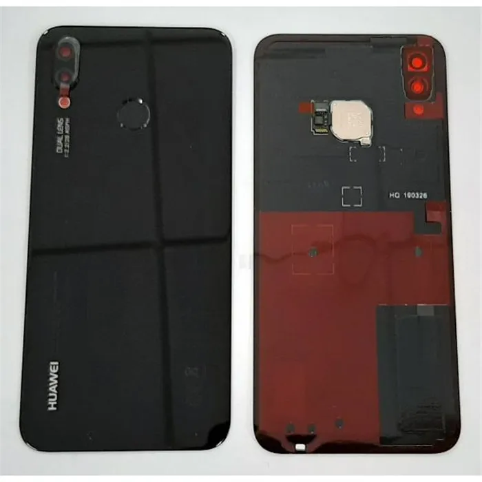 Tapa trasera o tapa bateria negra para Huawei P20 Lite Nova 3E 02351VPT Service Pack ane-l02 ane-l02k ane-l03 ane-l