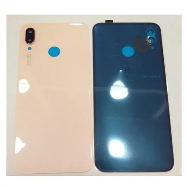 Huawei P20 Lite Nova 3E tapa trasera o tapa bateria rosa + cubierta camara ane-l02 ane-l02k ane-l03 ane-l12jpz ane-