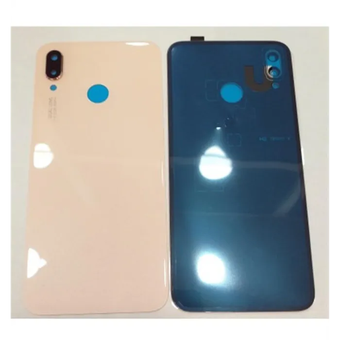 Huawei P20 Lite Nova 3E tapa trasera o tapa bateria rosa + cubierta camara ane-l02 ane-l02k ane-l03 ane-l12jpz ane-