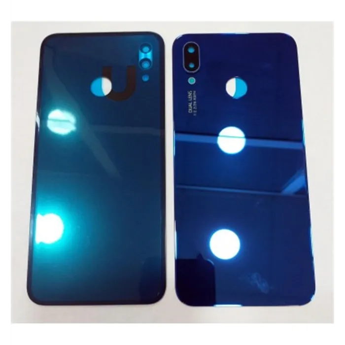 Huawei P20 Lite Nova 3E tapa trasera o tapa bateria azul + cubierta camara ane-l02 ane-l02k ane-l03 ane-l12jpz ane-