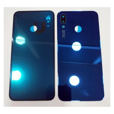 Huawei P20 Lite Nova 3E tapa trasera o tapa bateria azul + cubierta camara ane-l02 ane-l02k ane-l03 ane-l12jpz ane-