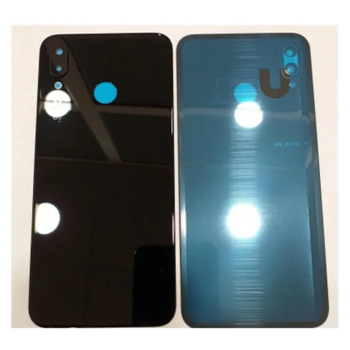 Huawei P20 Lite Nova 3E tapa trasera o tapa bateria negra + cubierta camara ane-l02 ane-l02k ane-l03 ane-l12jpz ane