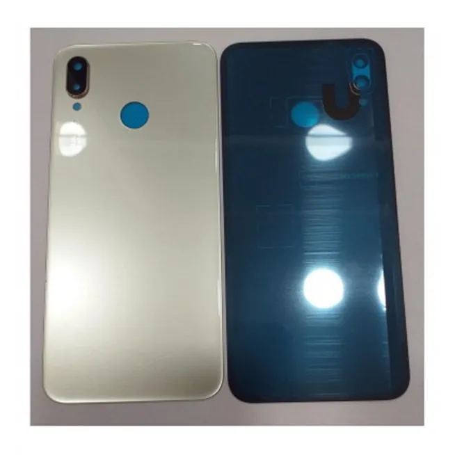 Huawei P20 Lite Nova 3E tapa trasera o tapa bateria dorada + cubierta camara ane-l02 ane-l02k ane-l03 ane-l12jpz an
