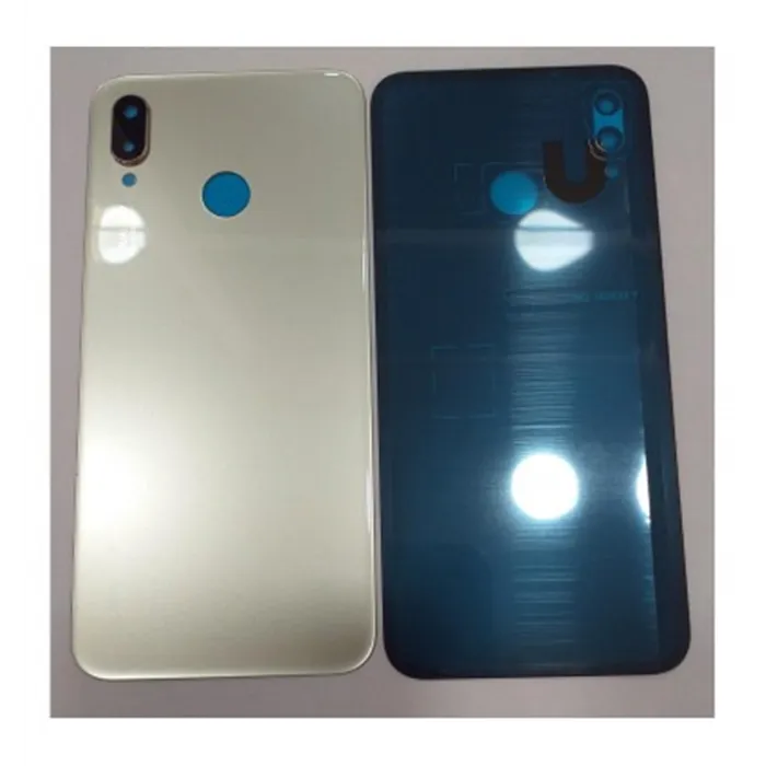 Huawei P20 Lite Nova 3E tapa trasera o tapa bateria dorada + cubierta camara ane-l02 ane-l02k ane-l03 ane-l12jpz an