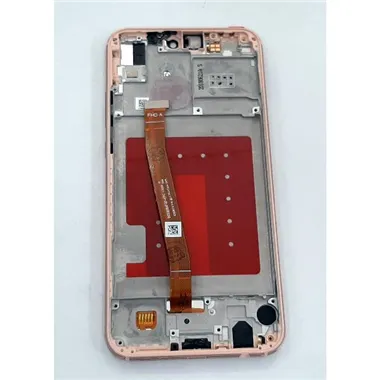 Pantalla lcd para Huawei P20 Lite Nova 3E mas tactil negro mas marco rosa compatible ane-l02 ane-l02k ane-l03 ane-l