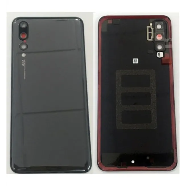 Huawei P20 Pro tapa trasera negro + cubierta camara