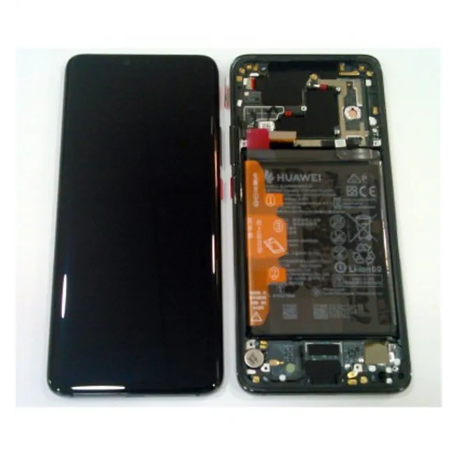 Huawei P20 Pro 02351WQK pantalla lcd + tactil negro + marco negro premium Service Pack