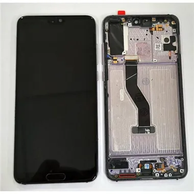Pantalla lcd para Huawei P20 Pro mas tactil negro mas marco lila calidad premium CLT-AL01 CLT-AL00 CLT-L29 CLT-L29C