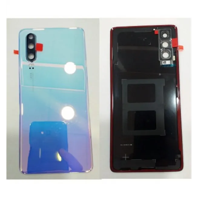 Huawei P30 tapa trasera o tapa bateria blanca + cubierta camara ele-al00 ele-l09 ele-l29