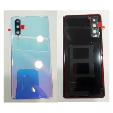 Huawei P30 tapa trasera o tapa bateria blanca + cubierta camara ele-al00 ele-l09 ele-l29