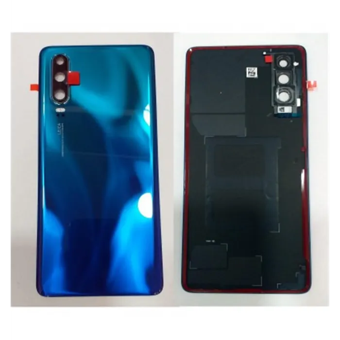 Huawei P30 tapa trasera o tapa bateria azul + cubierta camara ele-al00 ele-l09 ele-l29
