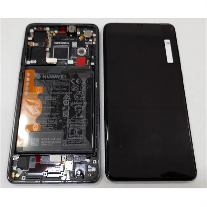 Pantalla lcd para Huawei P30 02354HLT mas tactil negro mas marco negro mas bateria mas vibrador mas Auricular Servi