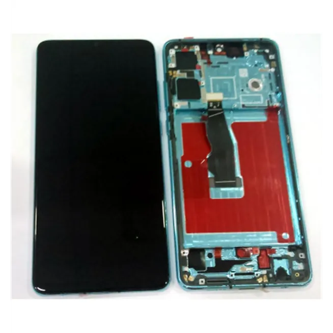 Huawei P30 02352NLN pantalla lcd + tactil negro + marco Aurora Blue ele-al00 ele-l09 ele-l29 Premium