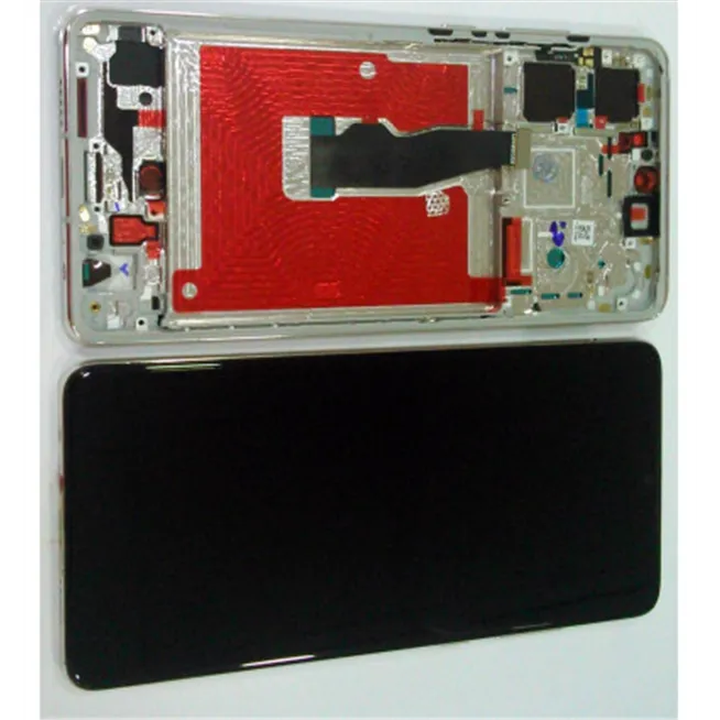 Pantalla lcd para Huawei P30 + tactil negro + marco dorado compatible