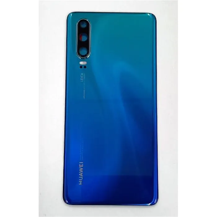 Tapa trasera o tapa bateria aurora azul para Huawei P30 02352NMN Service Pack ele-al00 ele-l09 ele-l29