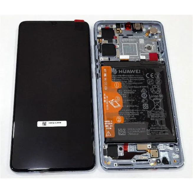 Pantalla lcd para Huawei P30 02354HMF mas tactil negro mas marco Breathing Crystal mas bateria mas vibrador mas Aur