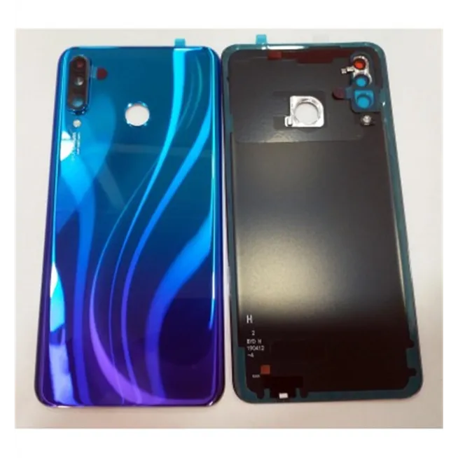 Huawei P30 Lite Nova 4E tapa trasera o tapa bateria azul + lente camara p30lite P30 Lite 2020 mar-lx1m mar-lx2j mas