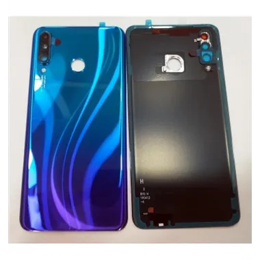 Huawei P30 Lite Nova 4E tapa trasera o tapa bateria azul + lente camara p30lite P30 Lite 2020 mar-lx1m mar-lx2j mas