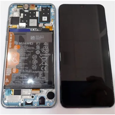 Pantalla lcd  02353FQK para Huawei P30 Lite 2020 48mp MAR-L21BX mas tactil negro mas marco Breat Crystal Service Pa