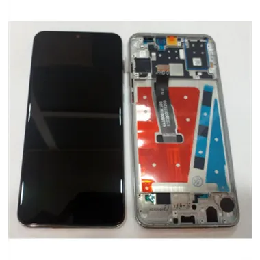 Pantalla lcd para Huawei P30 Lite Nova 4E mas tactil negro mas marco plata p30lite P30 Lite 2020 mar-lx1m mar-lx2j