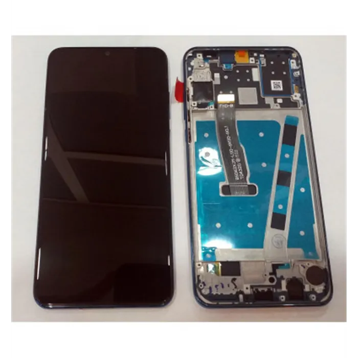 Pantalla lcd para Huawei P30 Lite Nova 4E mas tactil negro mas marco azul p30lite P30 Lite 2020 mar-lx1m mar-lx2j M