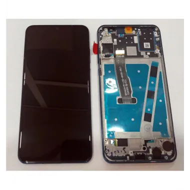 Pantalla lcd para Huawei P30 Lite Nova 4E mas tactil negro mas marco azul p30lite P30 Lite 2020 mar-lx1m mar-lx2j M