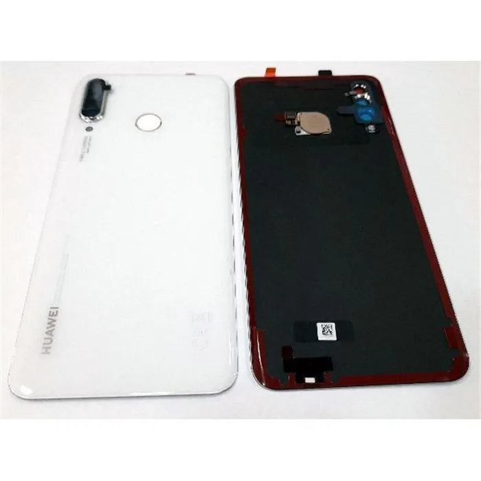 Tapa trasera o tapa bateria blanco para Huawei P30 Lite Nova 4E 02352RQB + lector de huella + cristal camara Servic