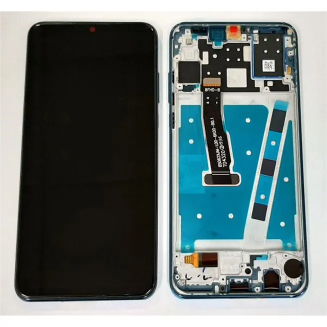 Pantalla lcd para Huawei P30 Lite mas tactil negro mas marco azul compatible Nova 4E p30lite P30 Lite 2020 mar-lx1m